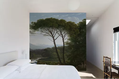papier peint arbre chambre paysage source