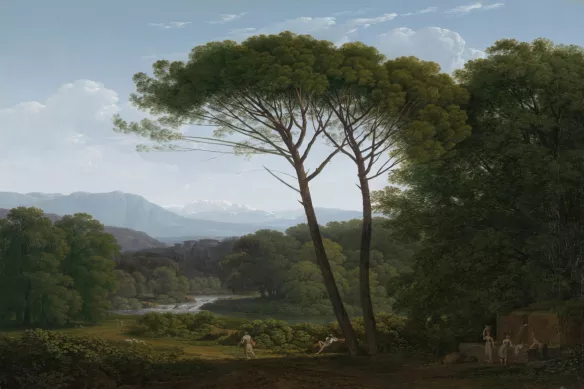 Tableau toile paysage source