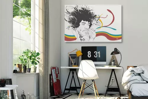  Tableau connu Jimi hendrix
