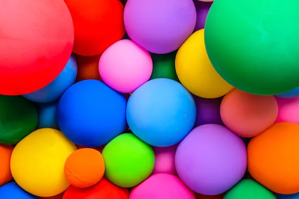 tableau coloré balloon