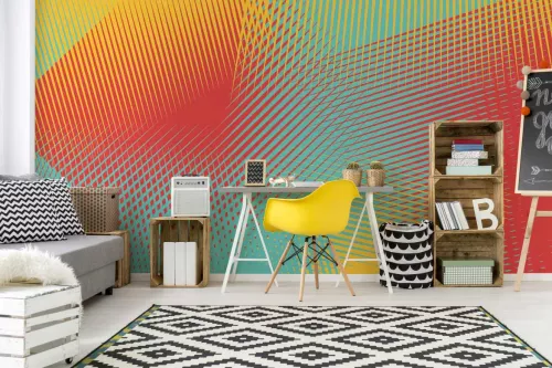 Tapisserie graphique Joyful