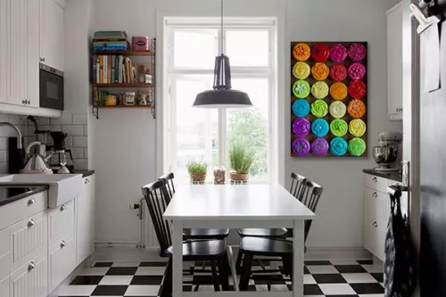 Tableau couleur vive pour cuisine cupcakes