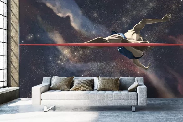 Tapisserie design Funambule