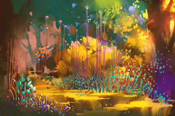 tableau foret imaginaire