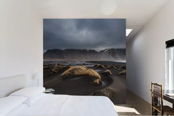 Papier peint panoramique Paysage Lunaire