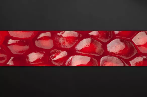 Crédence rouge Grenade fruit rouge