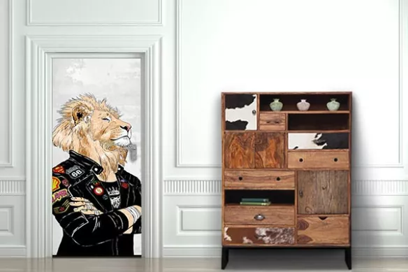 Sticker déco Fier comme un lion