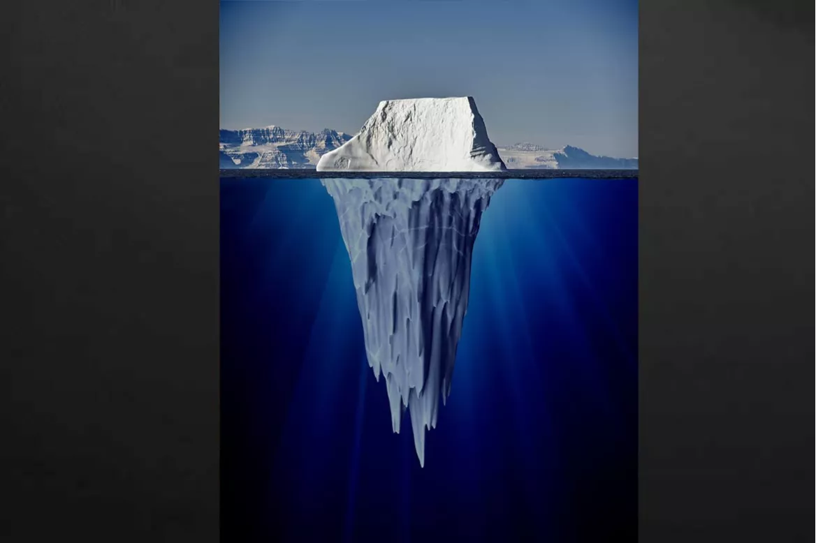 tableau-toile-bleu-sous-iceberg
