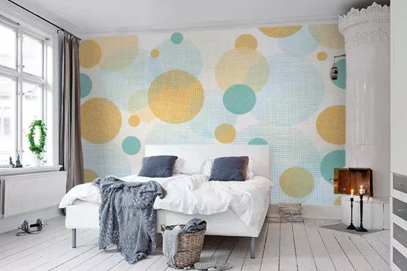 Papier peint chambre parentale Cirkel