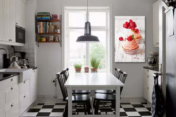 Tableau cuisine Cupcake framboise