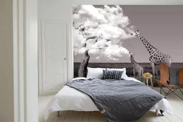 papier-peint-chambre-girafes-gourmandes