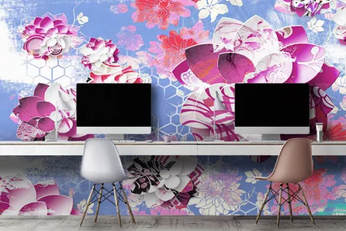 Poster mural Lotus Graphique
