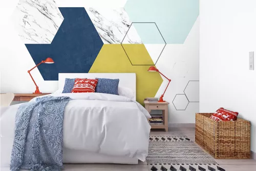 Papier peint scandinave Marmor