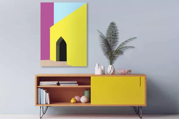 Tableau oriental moderne Casbah
