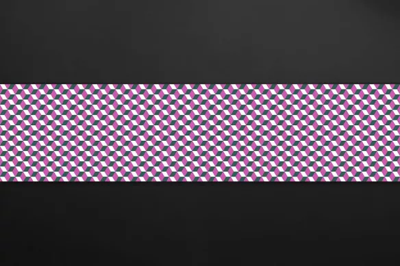 carreaux de ciment mural cuisine losanges violet