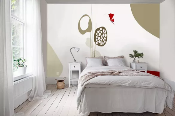 Papier peint chambre Ephémère