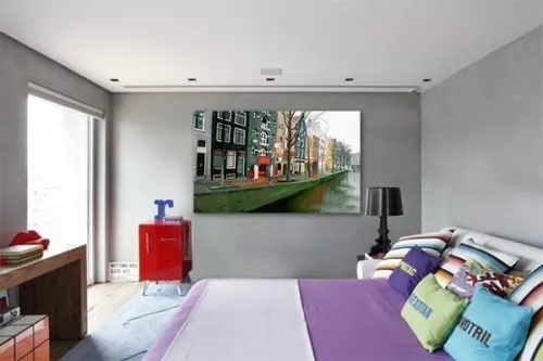  Tableau XXL Balade à Amsterdam