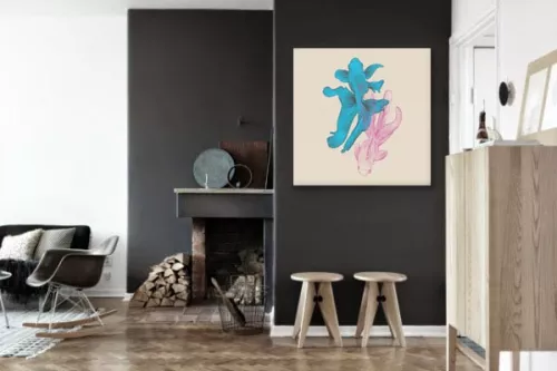 cadre-pour-salon-poissons-colorés