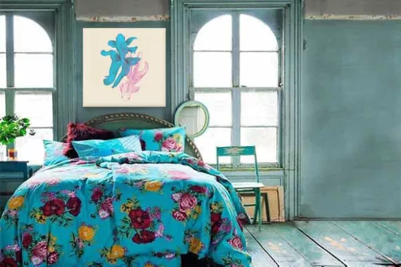tableau-pour-chambre-poissons-colorés