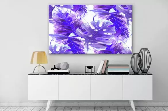 Tableau feuillage Ultraviolet