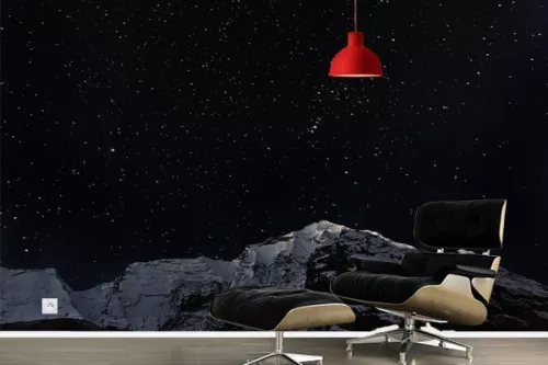 papier-peint-panoramique-nuit-étoilée