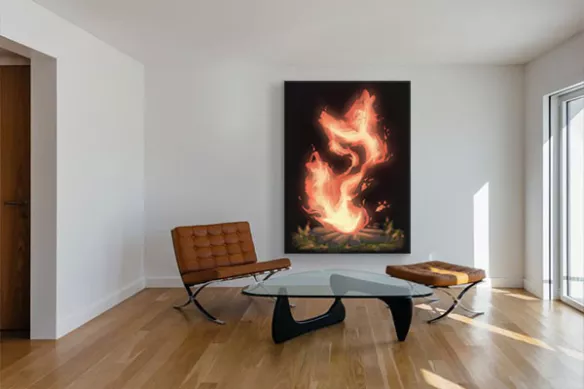 tableau-loup-decoration