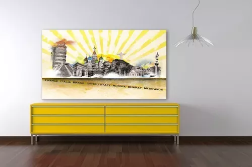  Tableau XXL Tour du monde