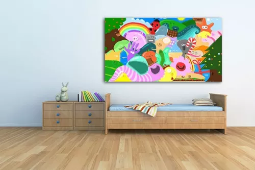 Tableau deco Petit monstre 