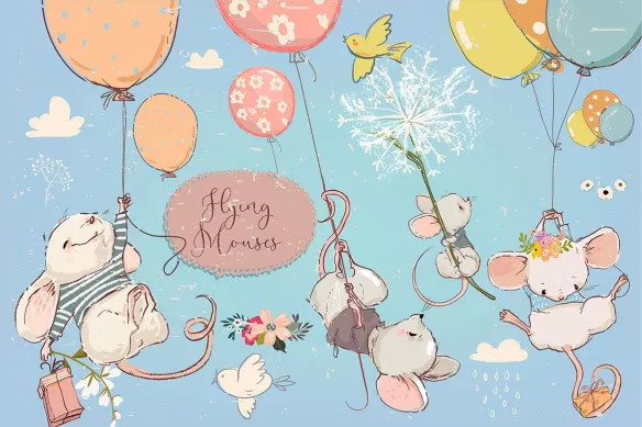 tableau pour enfant famille souris