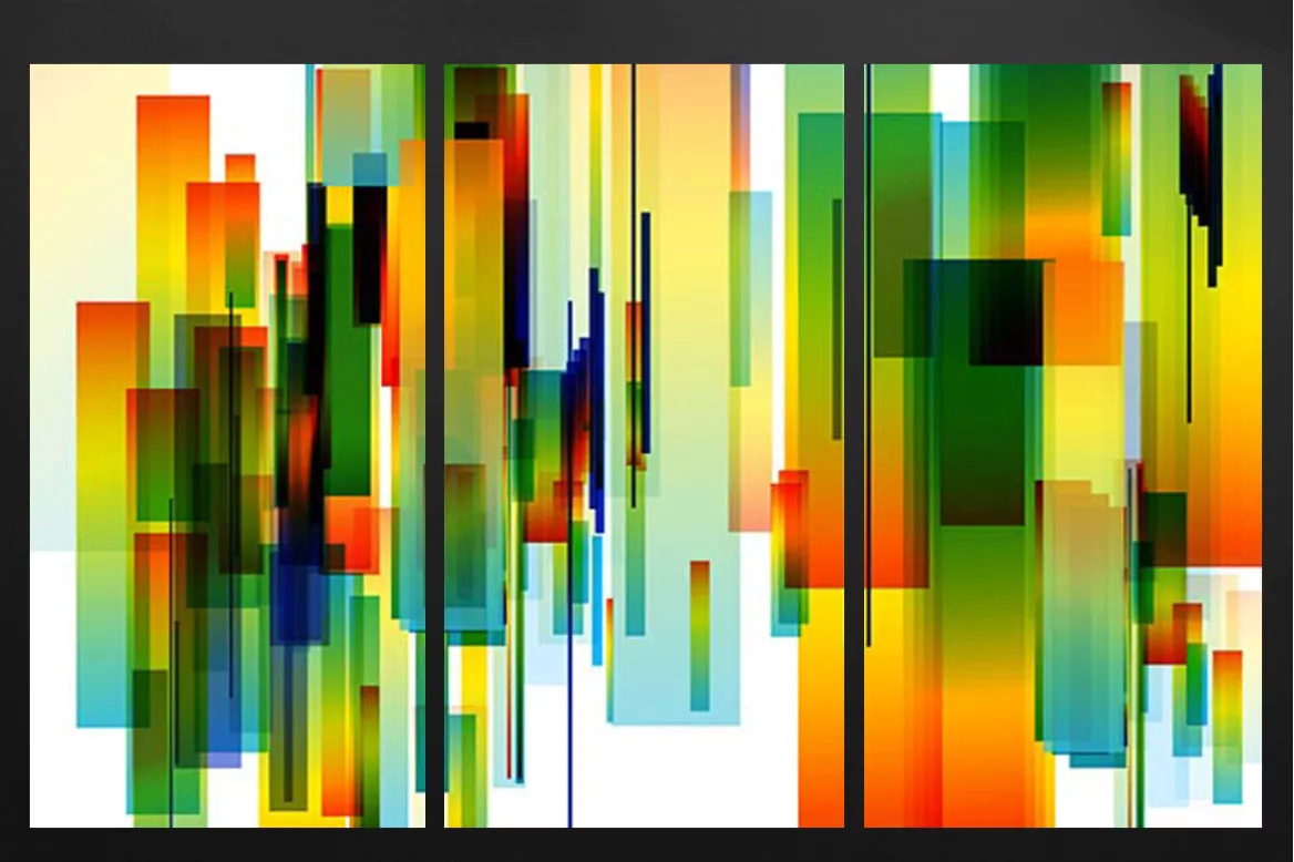 Tableau triptyque Atemis
