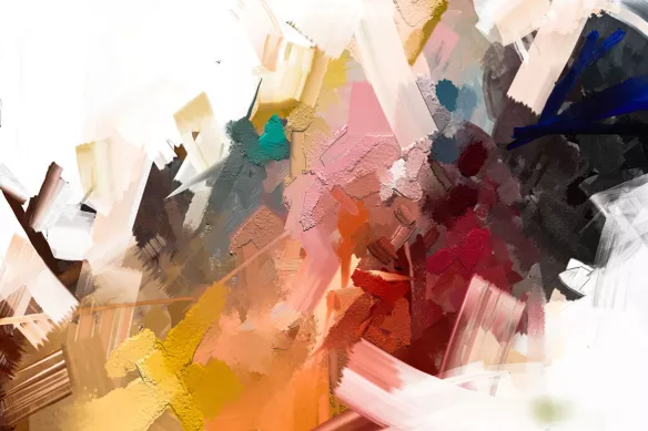 Papier peint abstrait Divagation