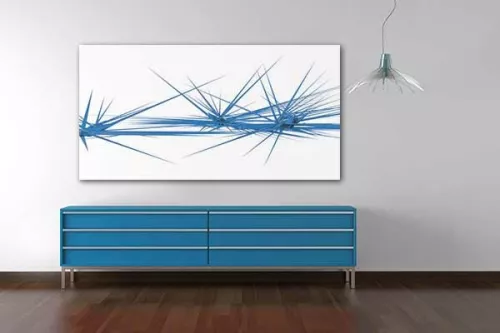 Tableau abstrait Piquant