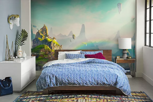 Décor mural panoramique papier peint chambre