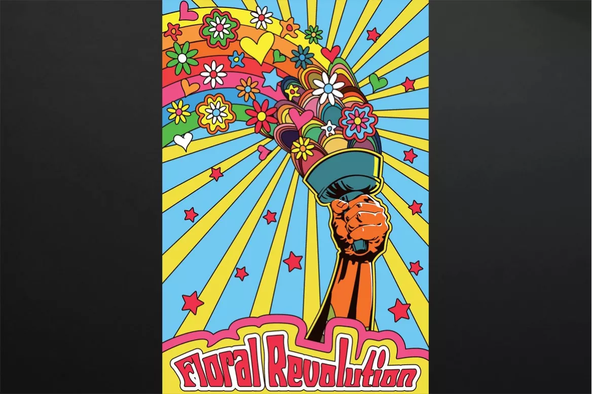 Tableau pop art Flambeau Floral