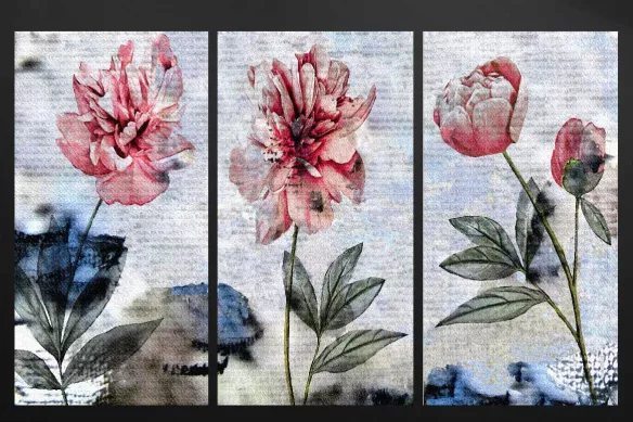 toile-triptyque-fleurs-delicatesse