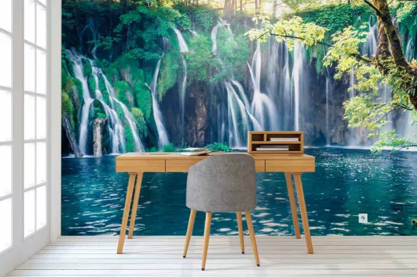 Papier peint tropical Minis cascades