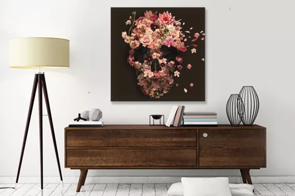 Tableau sur toile Crane romantique