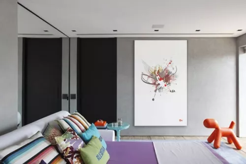 Décoration zen avec le tableau carpe 