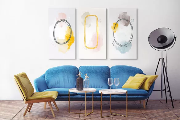 tableau-triptyque-comme des miroirs