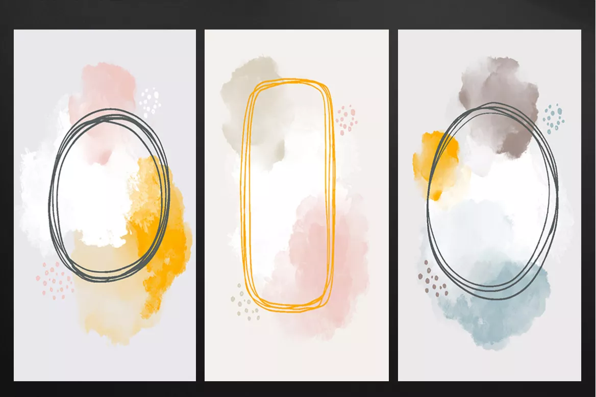 tableau-triptyque-comme des miroirs