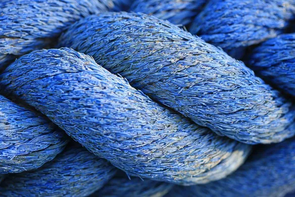 papier-peint-bleu-déco-marine-corde