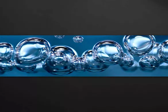 Crédence cuisine bubbles