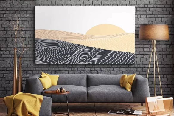 tableau-salon-desert-dunes-sahara