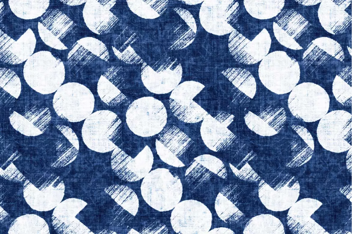 tableau abstrait moderne bleu cabotin