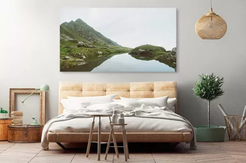 tableau-montagne-deco-chambre-foret-nordique