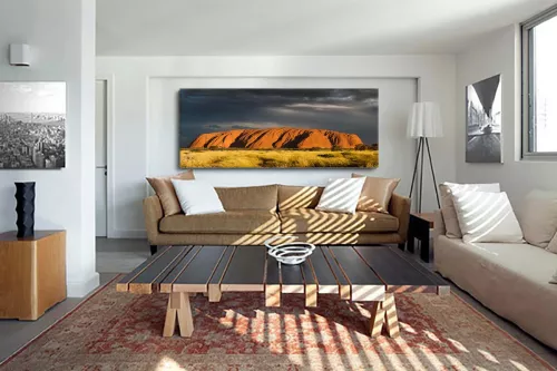 toile-deco-roche-ocre