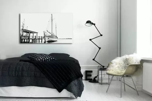 Tableau original Bateau de Plaisance