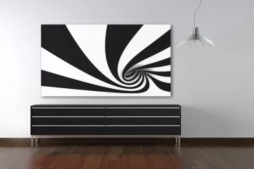 izoa deco murale abstrait Cyclone bleu