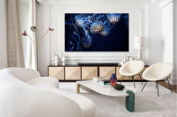 décoration-murale-design-meduse-bleue