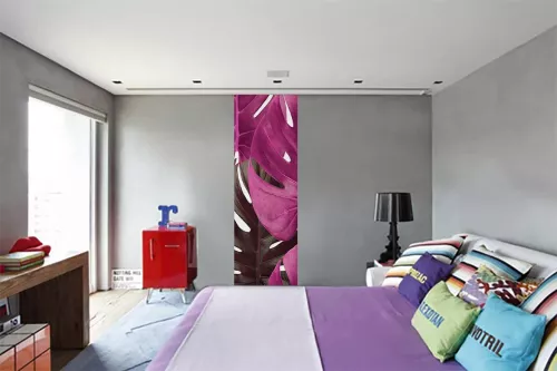Papier peint fleur Ultra Violet